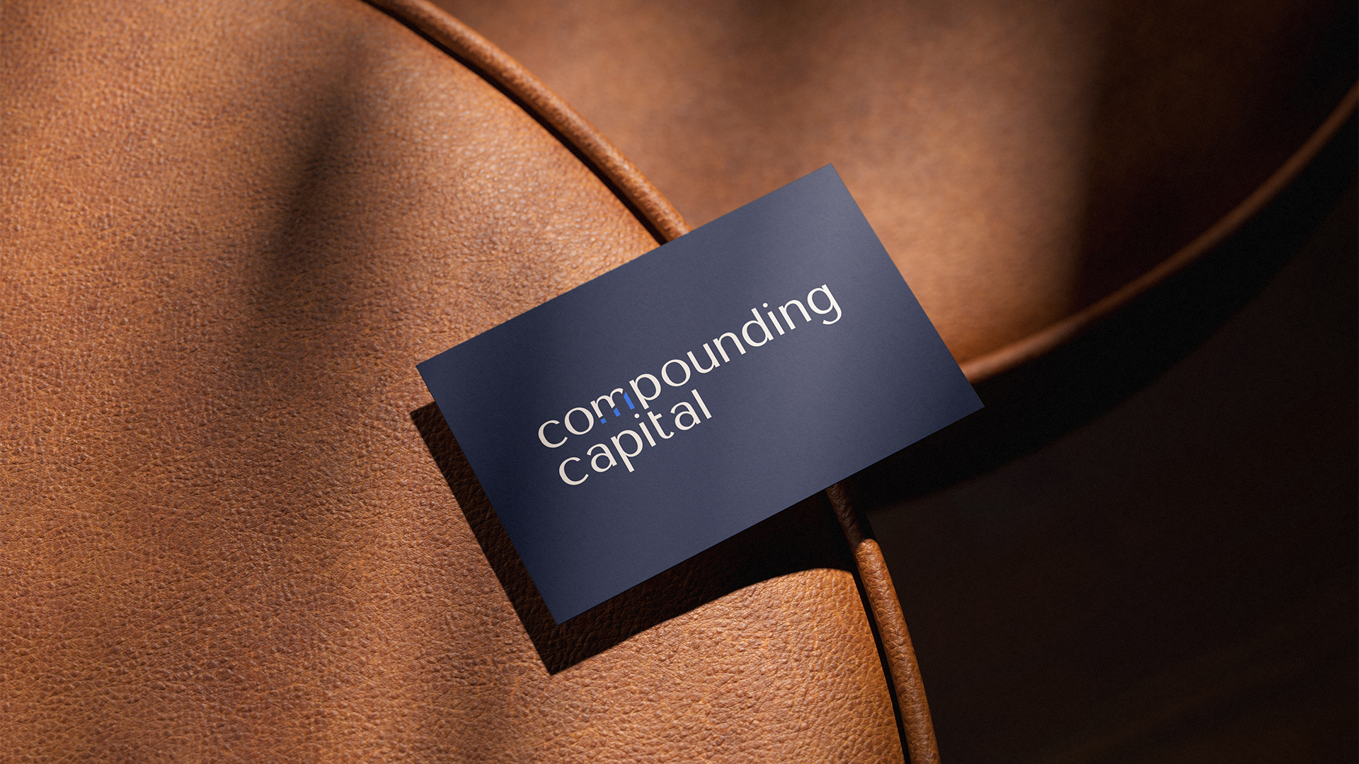 Compounding Capital brand identity by MILK Studio, Stellenbosch