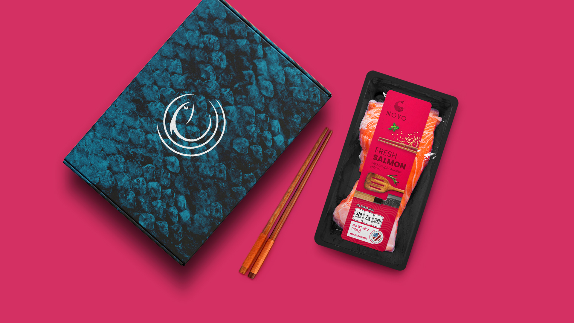 Novo brand identity by MILK Studio, Stellenbosch